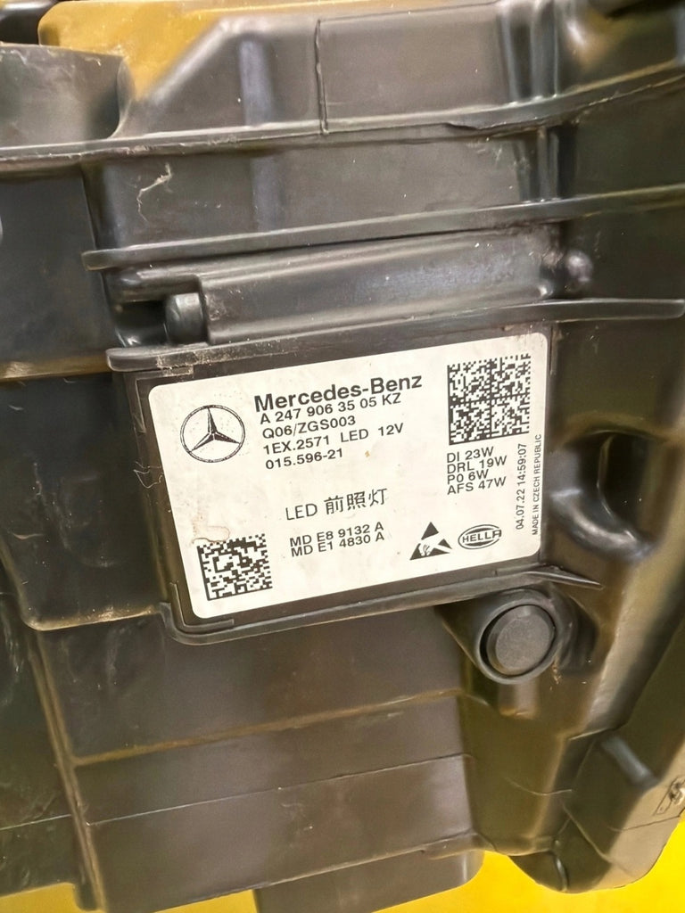 Frontscheinwerfer Mercedes-Benz W247 A2479063505 LED Links Headlight SCH9766627514sg