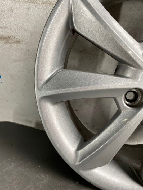 1x Alufelge 16 Zoll 6.5" 4x108 47 5ET Glanz Silber H1BJ-1007-C1A Ford Fiesta I FEL6585066119rm