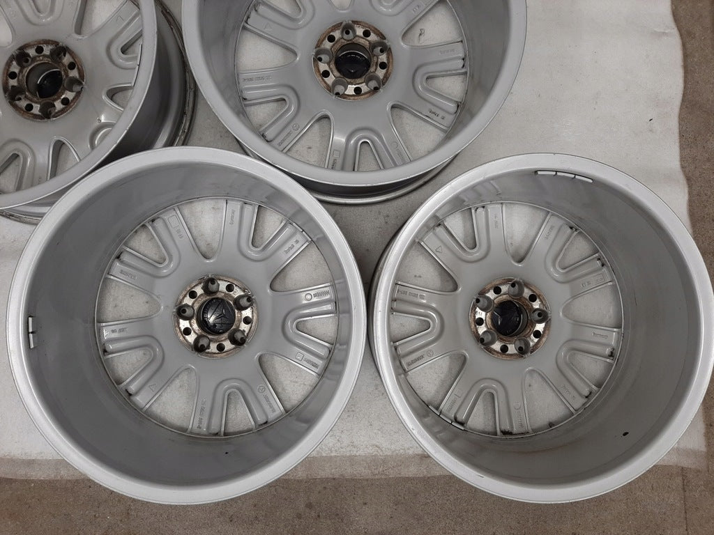 4x Alufelge 19 Zoll 8.5" 5x112 62ET Glanz Silber A1664011702 Mercedes-Benz W166 FEL4964916731os