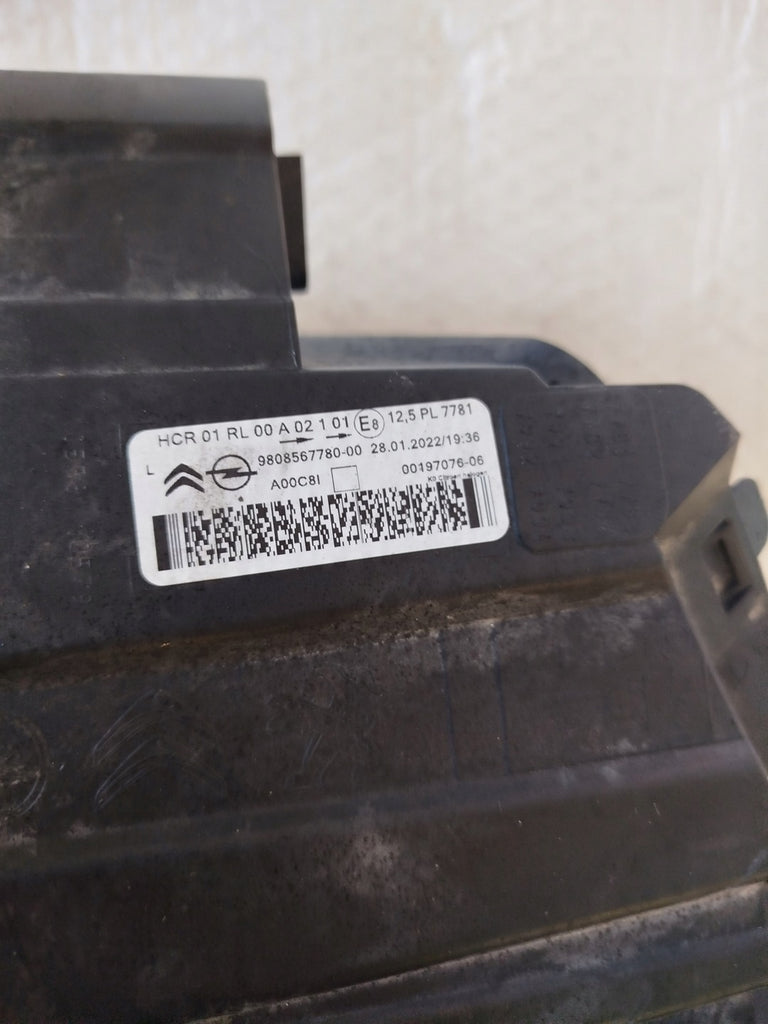 Frontscheinwerfer Citroën Jumpy Vivaro 9808567780 LED Links Headlight