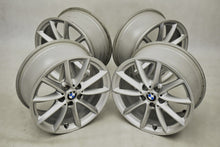 Laden Sie das Bild in den Galerie-Viewer, 4x Alufelge 17 Zoll 7.5" 5x112 52ET Glanz Silber 6856061 BMW F45 F39 X1 F48 FEL6441222059qb