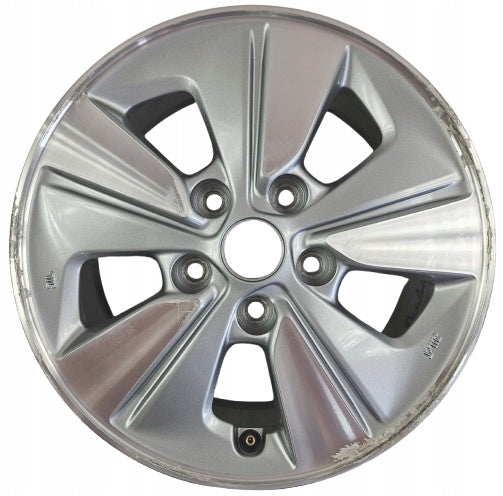 1x Alufelge 15 Zoll 6.0" 5x114.3 45ET Schwarz Nissan Leaf Ze0 Ze1 Pulsar