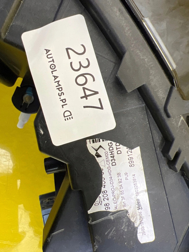 Frontscheinwerfer Citroën Ds3 Ds Crossback 9820840780 Full LED Rechts Headlight