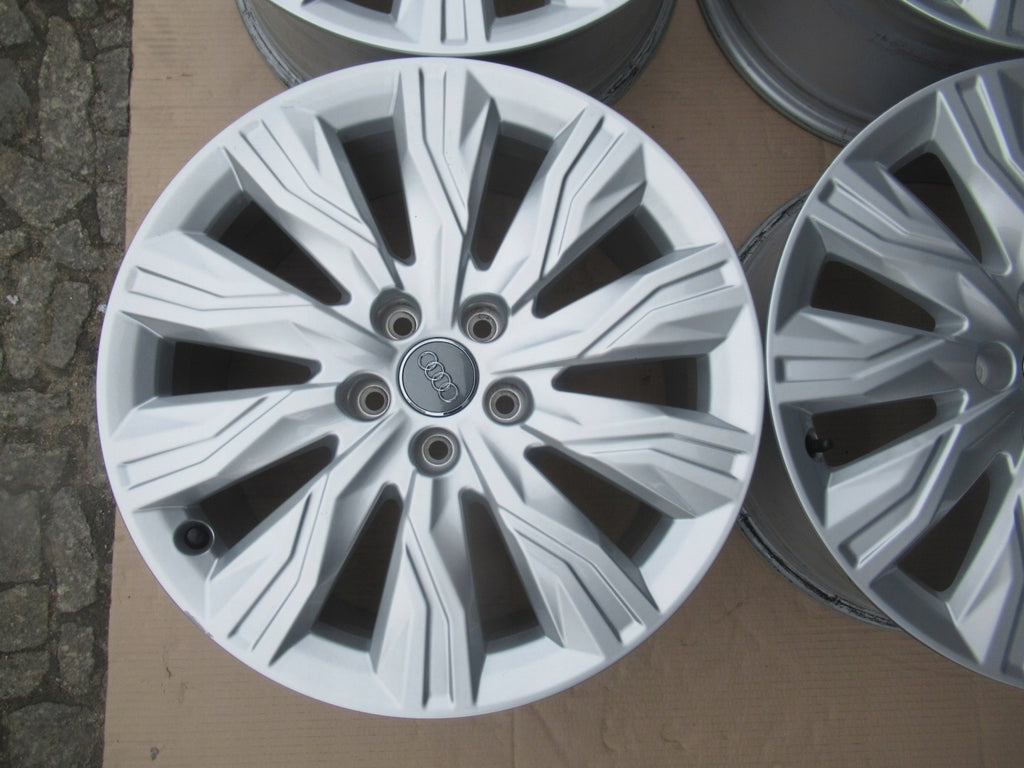 4x Alufelge 18 Zoll 7.5" 5x112 39ET Glanz Silber 8W0071498 Audi Rim Wheel FEL6318668900tu