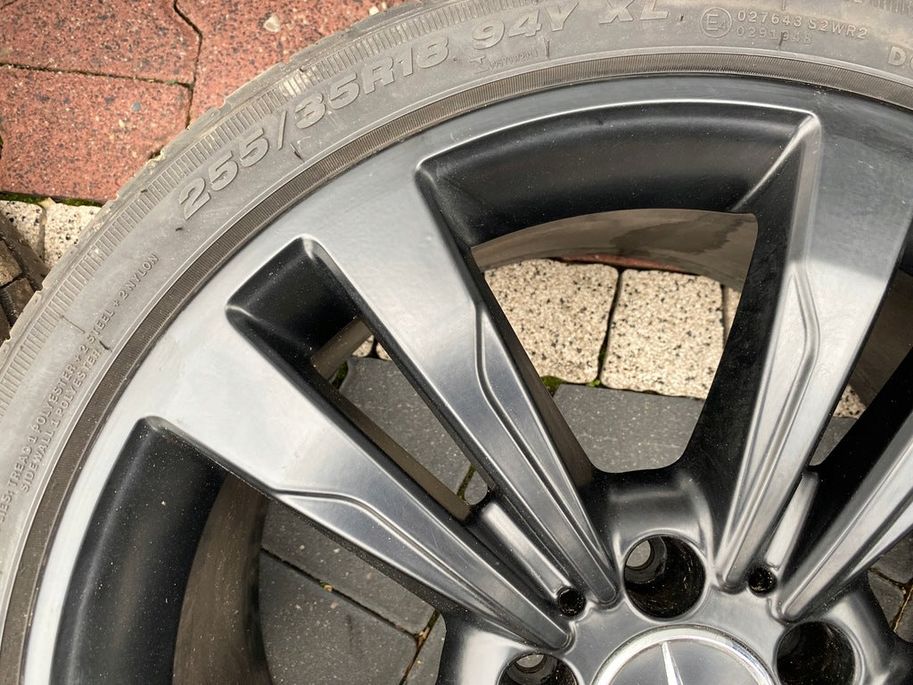 1x Alufelge 18 Zoll 8.5" 5x112 49ET Glanz Graphit A2074013002 Mercedes-Benz Mg FEL2907429597ei