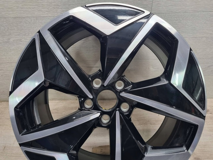1x Alufelge 19 Zoll 7.5" 5x112 50ET Glanz Schwarz 10A601025J VW Id.3 Rim Wheel FEL5860150077mf