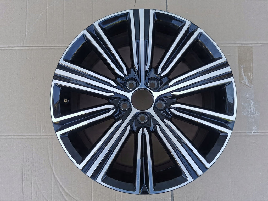 1x Alufelge 18 Zoll 8.0" 5x108 42ET Glanz Schwarz 31471312 Volvo S60 V60 S90 V90