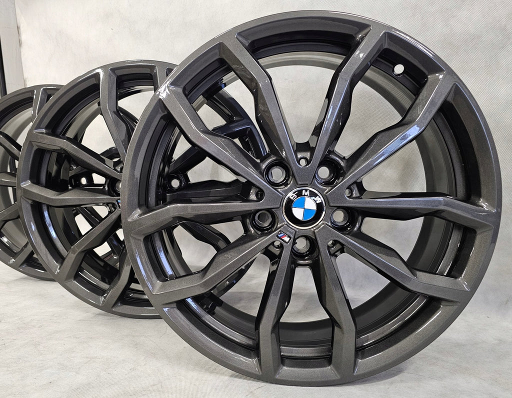 4x Alufelge 18 Zoll 6.5" 5x112 41ET Glanz Grau 6877550 BMW F45 F39 F48 F40 F46 FEL6157430808jx