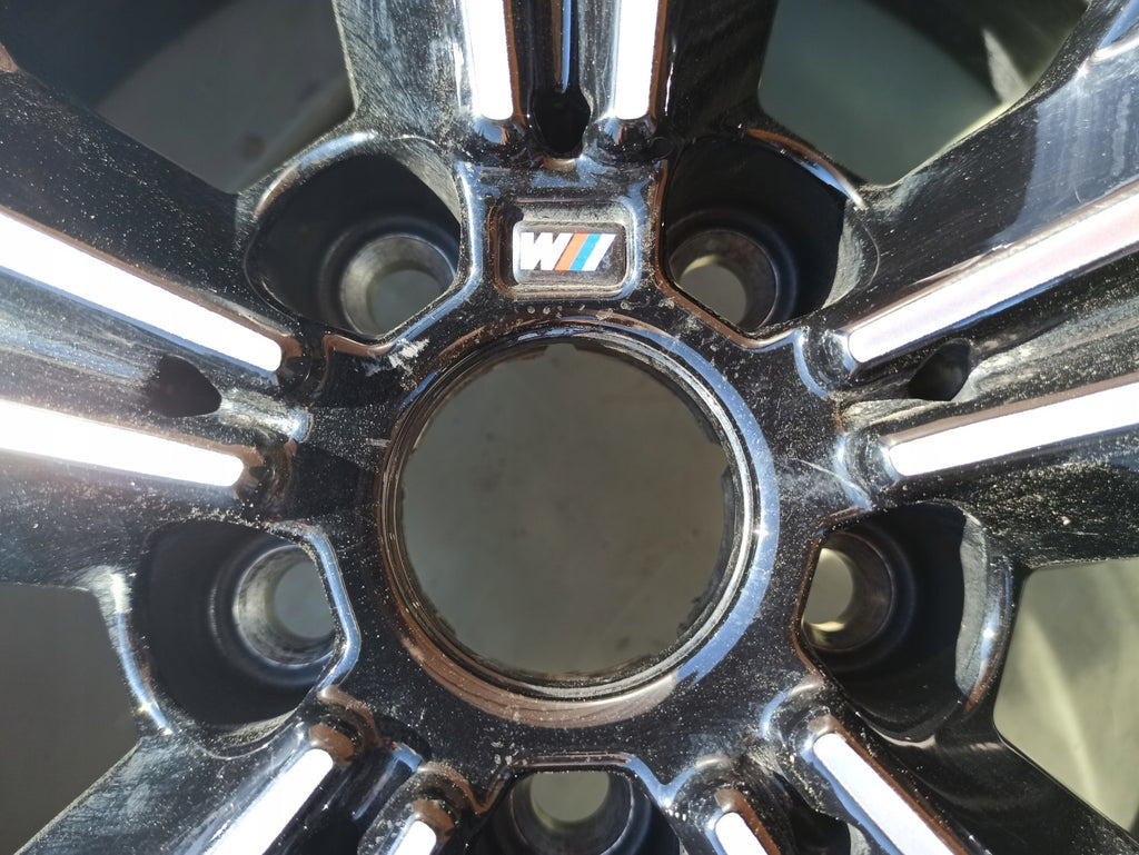 1x Alufelge 19 Zoll 7.5" 5x112 32ET Glanz Schwarz 7916263 BMW X3 Rim Wheel FEL9658636381mj