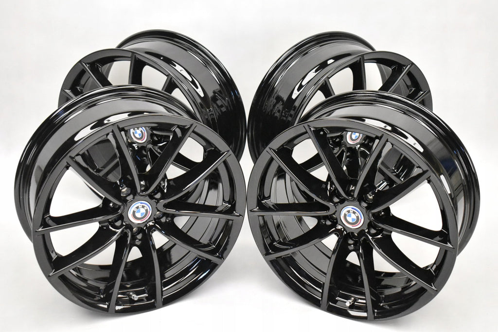 4x Alufelge 18 Zoll 7.0" 5x112 22ET Glanz Schwarz 6880047 BMW X3 G01 G02 FEL2629458205po
