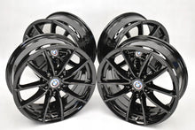 Laden Sie das Bild in den Galerie-Viewer, 4x Alufelge 18 Zoll 7.0" 5x112 22ET Glanz Schwarz 6880047 BMW X3 G01 G02 FEL2629458205po