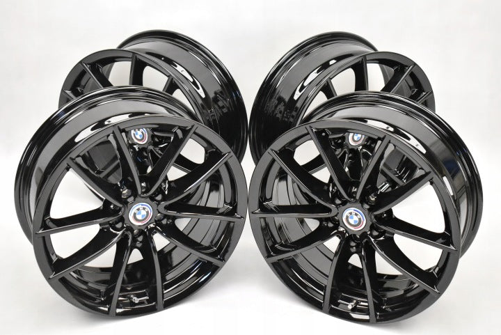 4x Alufelge 18 Zoll 7.0" 5x112 22ET Glanz Schwarz 6880047 BMW X3 G01 G02 FEL2629458205po