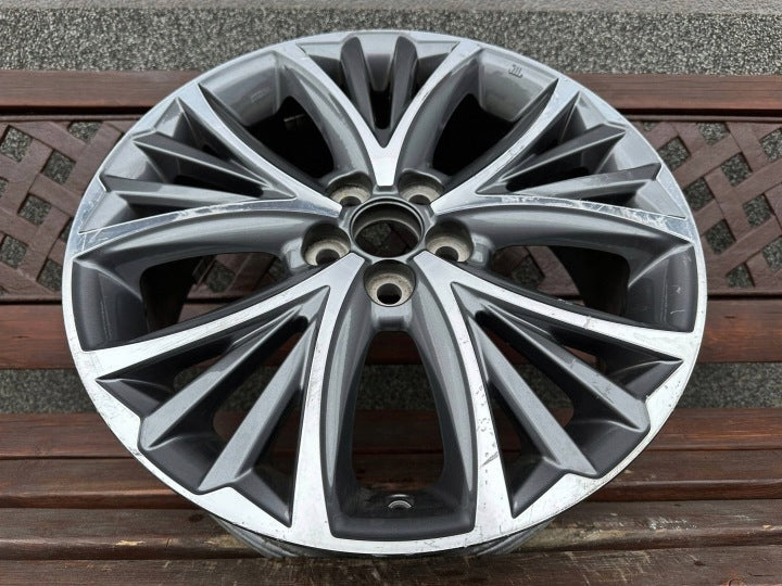 1x Alufelge 17 Zoll 5x100 PW4570D005 Toyota Yaris Rim Wheel FEL3658418024gy