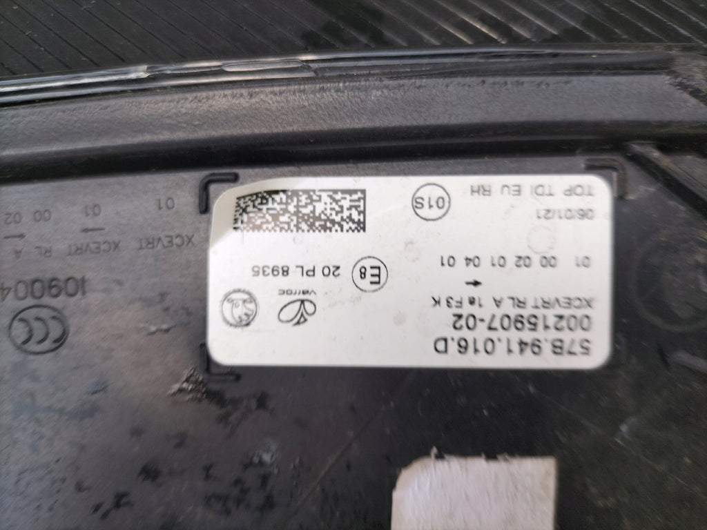 Frontscheinwerfer Skoda Karoq Full LED Rechts Scheinwerfer Headlight SCH6754258164mk