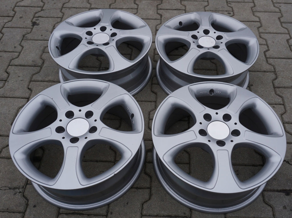4x Alufelge 16 Zoll 6.0" 5x112 46ET Schwarz Audi Rim Wheel FEL8463641249fs
