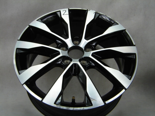 1x Alufelge 17 Zoll 7.0" 5x108 50ET Glanz Schwarz 31650337 Volvo V60 V40