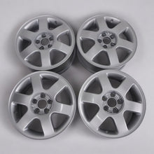 Load image into Gallery viewer, 1x Alufelge 15 Zoll 6.0&quot; 5x100 38ET Glanz Silber 6L0601025F Audi Golf Polo