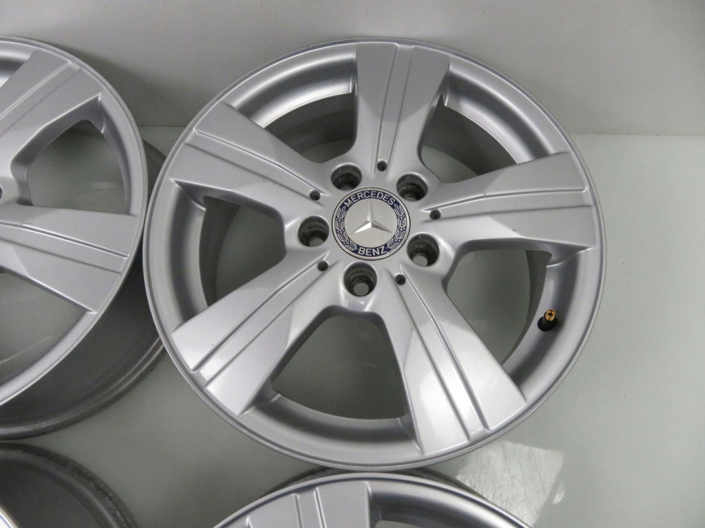 4x Alufelge 16 Zoll 6.0" 5x112 46ET A1694012202 Mercedes-Benz W169 Rim Wheel FEL5230688607xx