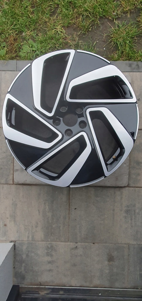 1x Alufelge 20 Zoll 9.5" 5x112 47ET Glanz Schwarz 14B601025F VW I Rim Wheel FEL6453099619hn