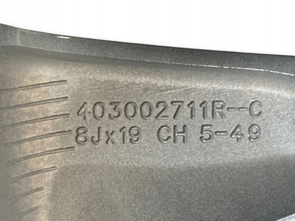 1x Alufelge 19 Zoll 8.0" 5x114.3 49ET 403005055R Renault Talisman Espace I FEL8974170715fo
