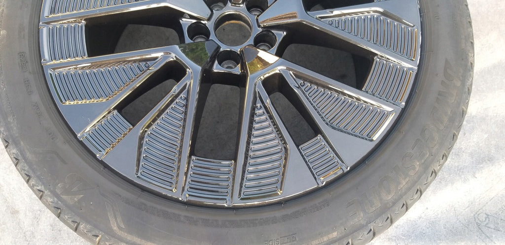 1x Alufelge 21 Zoll 9.5" 5x112 36ET Glanz Graphit 4KE601025E Audi E Tron Etron FEL8044368827bd