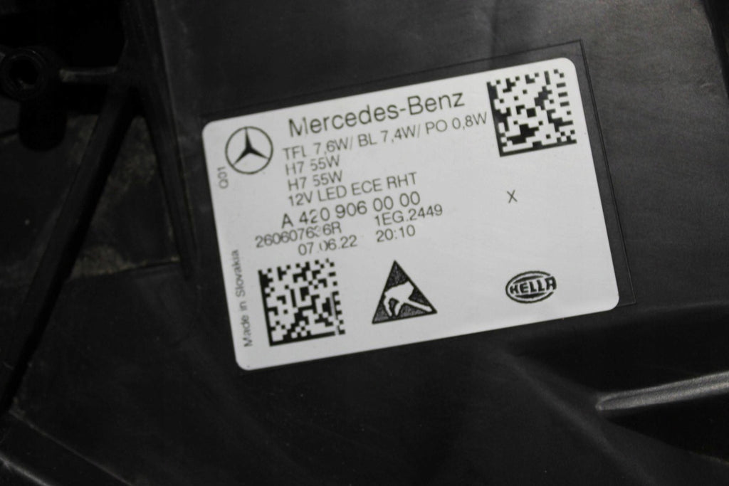 Frontscheinwerfer Mercedes-Benz Citan W420 A42090600 Links Headlight SCH5546833703hx