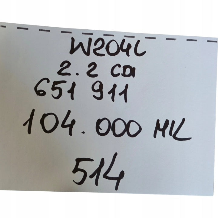 Motor Mercedes-Benz W204 OM651911 2.2 CDI 167TKm Diesel Engine Komplett MOT9466031665ta