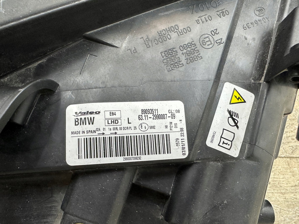 Frontscheinwerfer BMW X1 E84 2990007-08 Xenon Links Scheinwerfer Headlight SCH5152646278ys