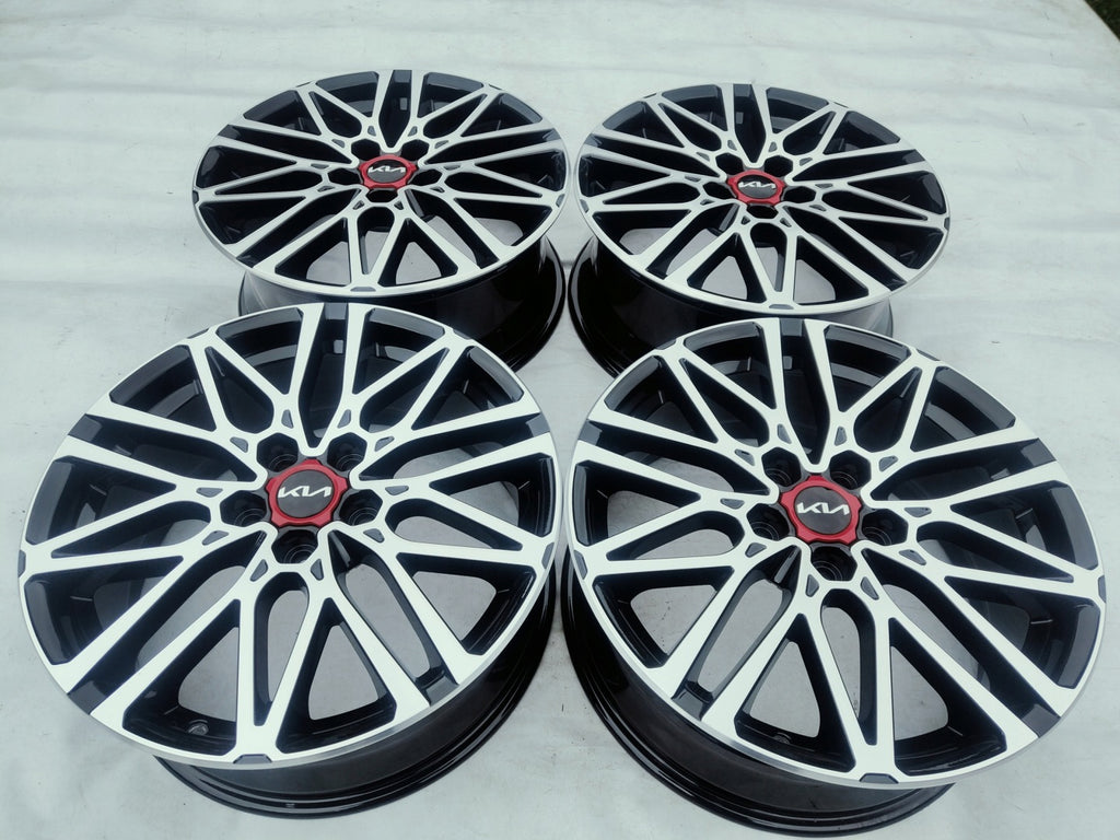 4x Alufelge 18 Zoll 7.5" 5x114.3 55ET Glanz Schwarz 52910-J7CA0 Kia Proceed FEL2443073256yd