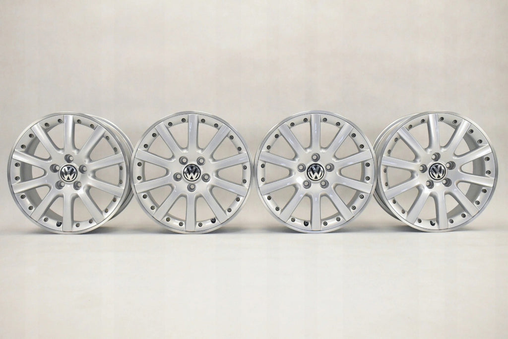 4x Alufelge 17 Zoll 7.0" 5x112 54ET Glanz Silber 1K0601025K VW Sharan Golf FEL3817020926rh