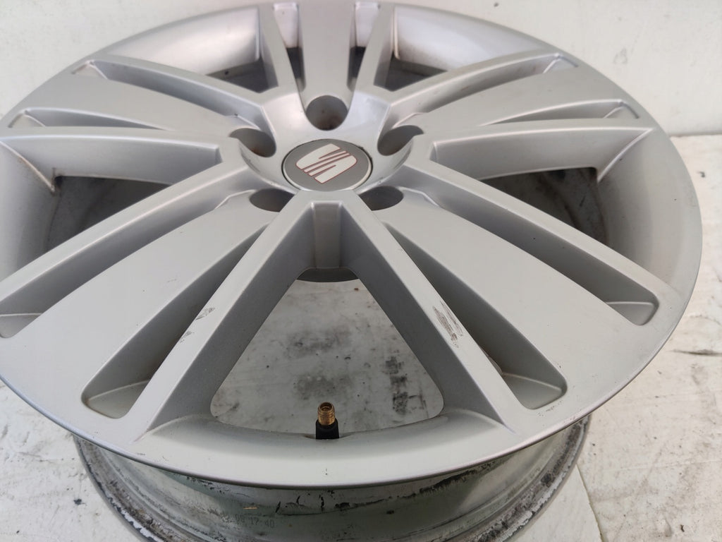 1x Alufelge 17 Zoll 7.0" 5x112 39ET Glanz Silber 7N5601025 Seat Alhambra