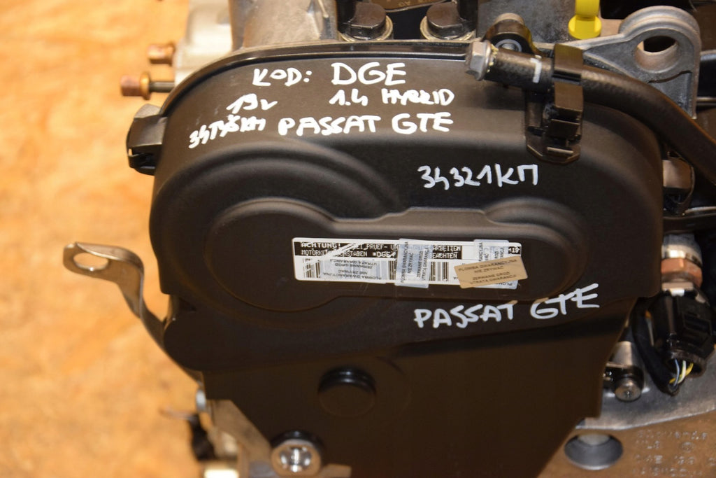 Motor VW Passat B8 DGE 1.4 GTE 156PS 115kW 34TKm 2019 Benzin Engine Unkomplett
