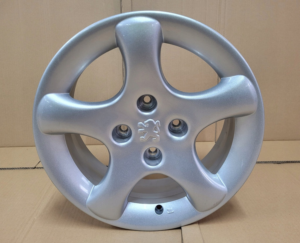 1x Alufelge 15 Zoll 6.0" 4x108 19ET 9651016580 Peugeot Rim Wheel FEL1478686746gr