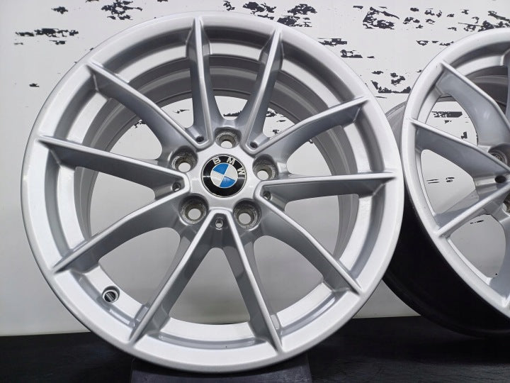 4x Alufelge 16 Zoll 6.5" 5x112 22ET Silber Audi C6 A4 B6 B7 4 Rim Wheel FEL6048760686km