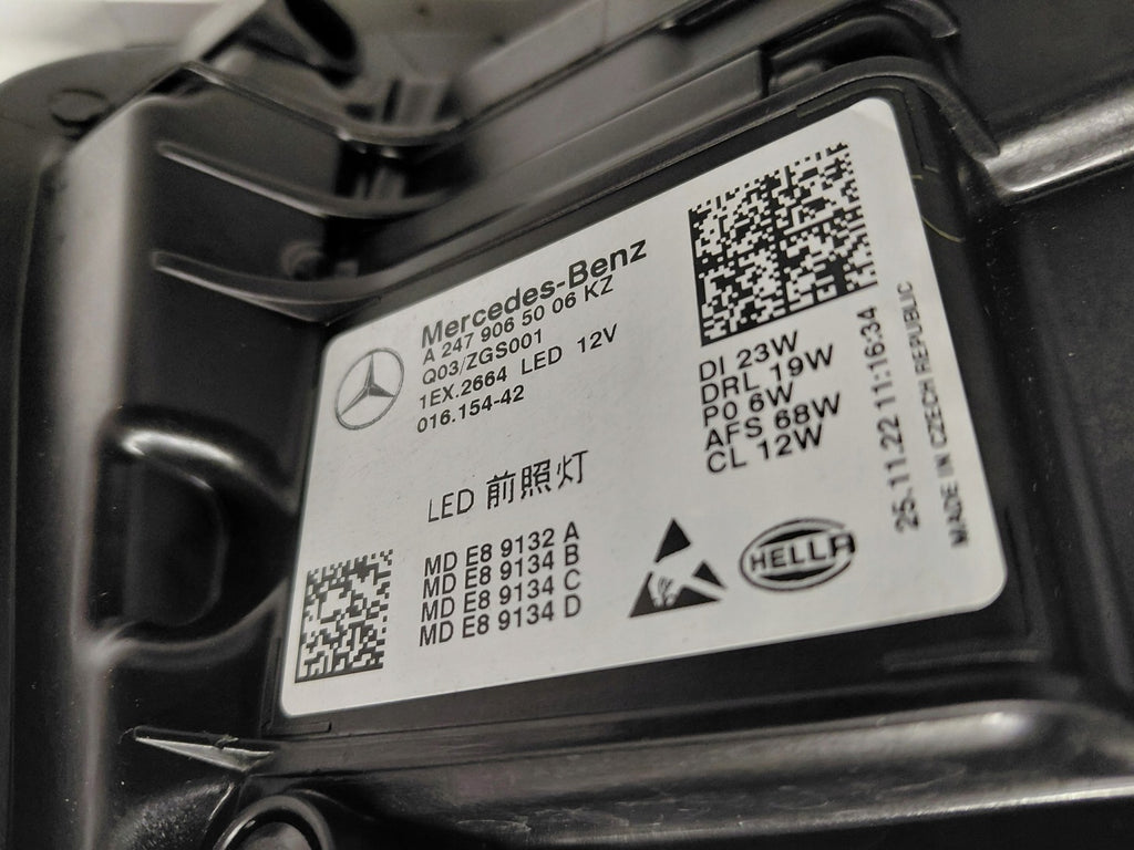 Frontscheinwerfer Mercedes-Benz W247 A2479065006 Rechts Scheinwerfer Headlight SCH4101566116cc