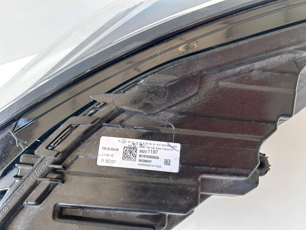 Frontscheinwerfer Opel Astra 39201197 Rechts Scheinwerfer Headlight