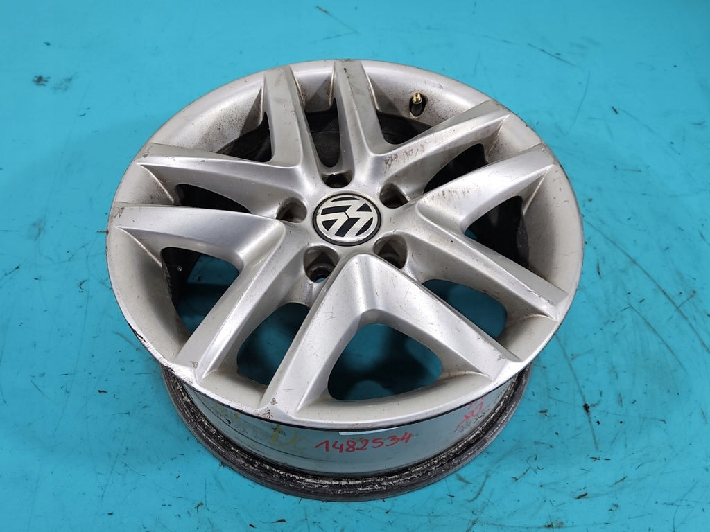 1x Alufelge 16 Zoll 6.5" 5x112 VW Tiguan Rim Wheel FEL5780599666bx