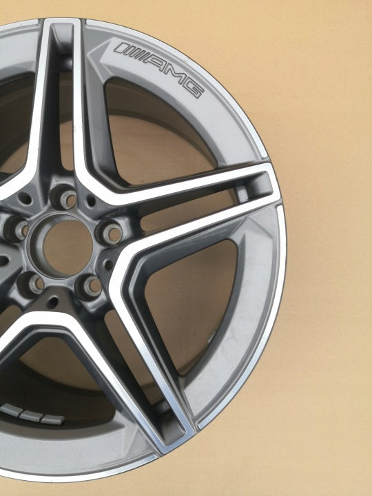 1x Alufelge 18 Zoll 8.5" 5x112 49ET A2054019600 Mercedes-Benz W205 Rim Wheel FEL1032035609le