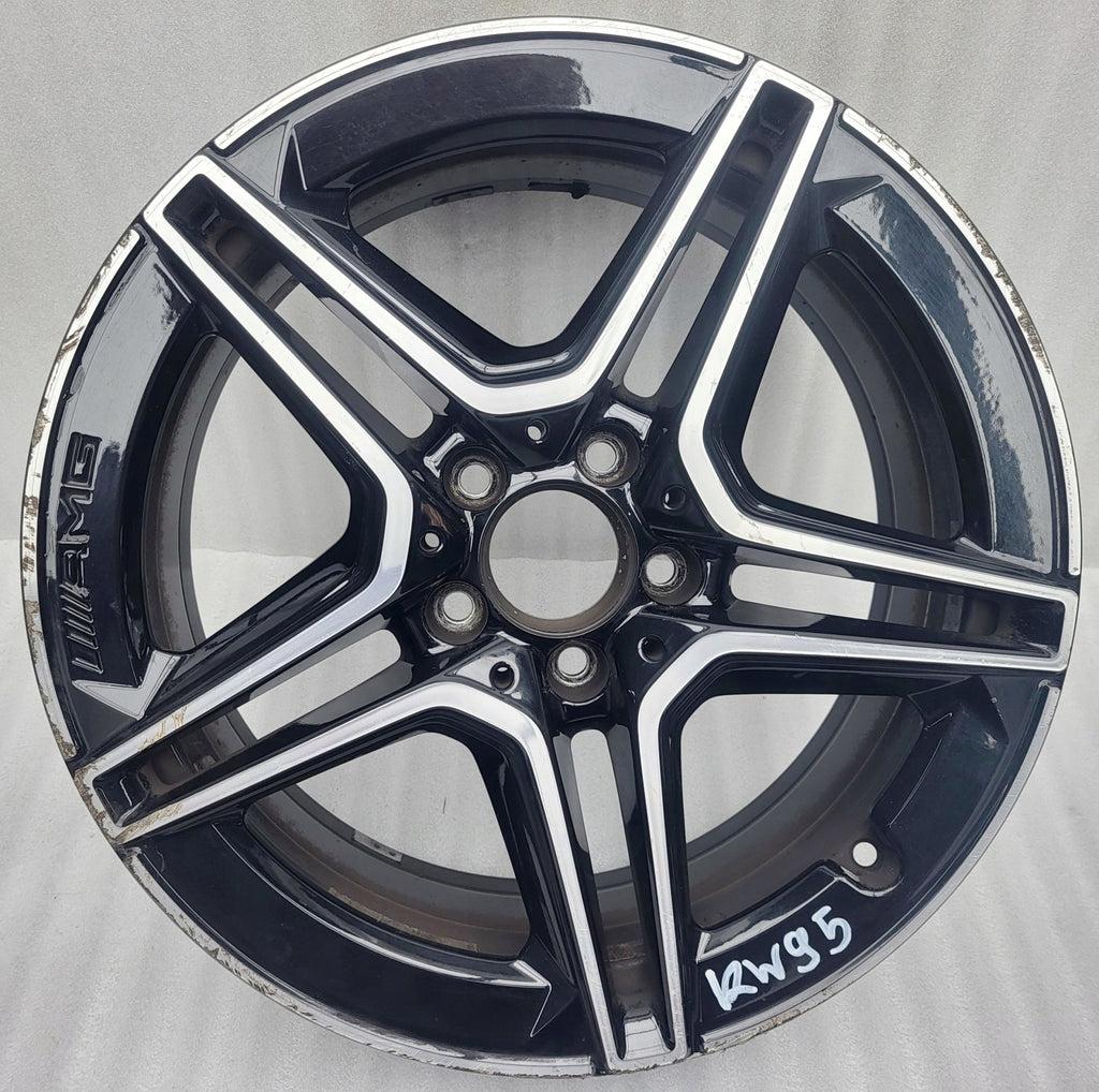 1x Alufelge 18 Zoll 7.5" 5x112 49ET A1774011500 Mercedes-Benz Cla C118 Rim Wheel FEL2195508309wi