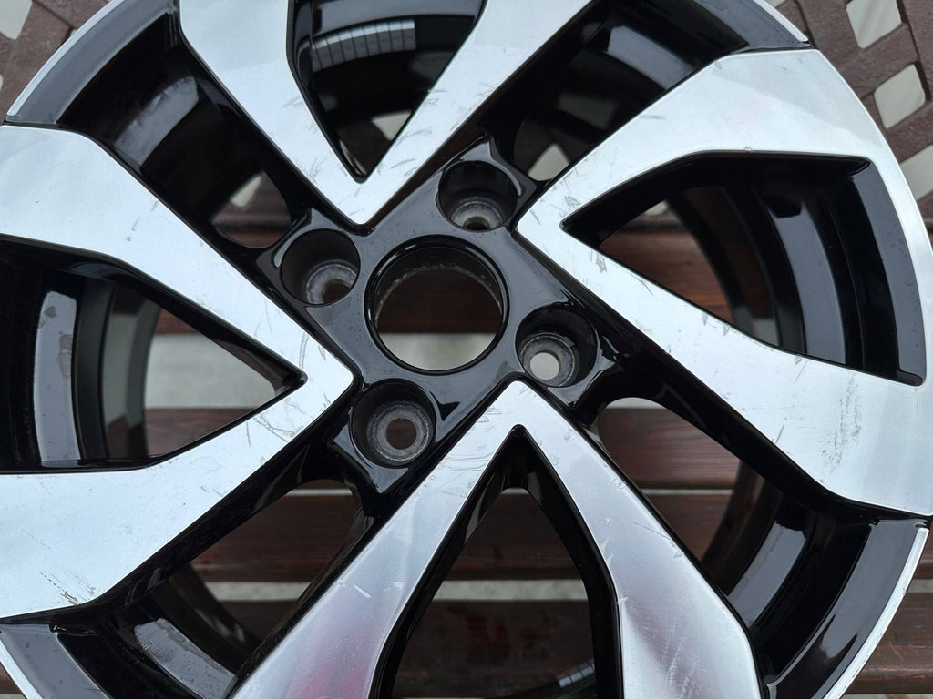 1x Alufelge 15 Zoll 5.5" 4x100 41ET Glanz Schwarz 1S0601025CE VW Up Rim Wheel FEL5793094226mg