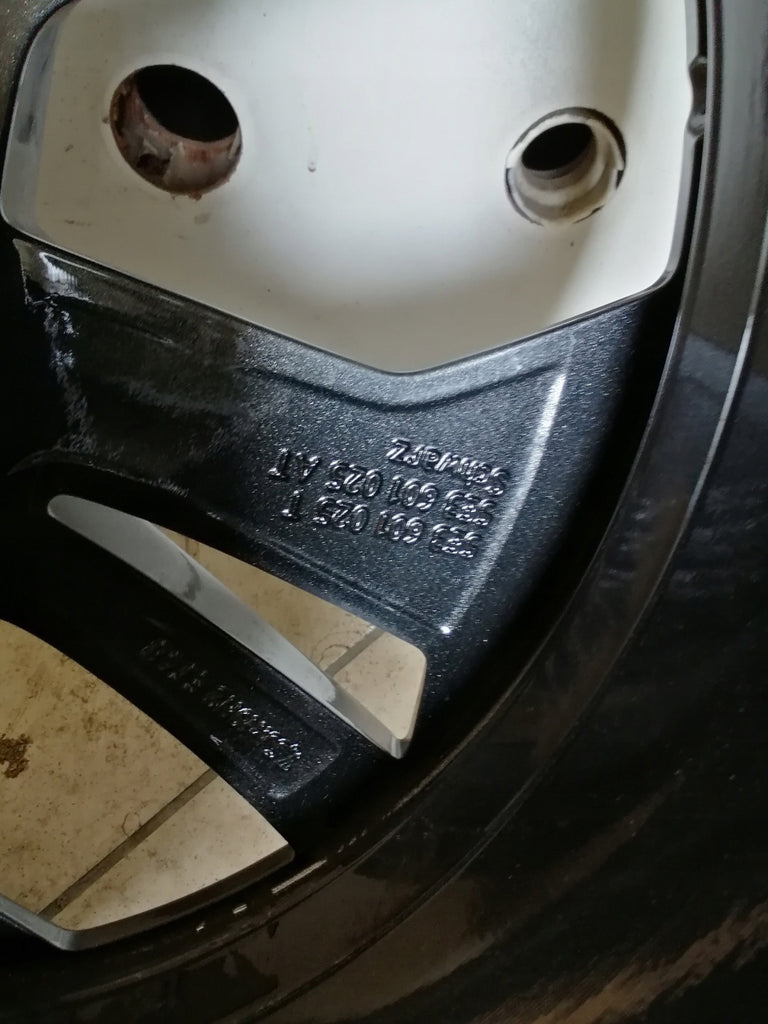 1x Alufelge 19 Zoll 7.5" 5x112 48ET Glanz Schwarz 5E3601025 Skoda Octavia 5e3 FEL5061172302dw