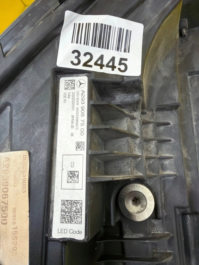 Frontscheinwerfer Mercedes-Benz Eqc A2939067500 LED Links Scheinwerfer Headlight SCH6337730984nf