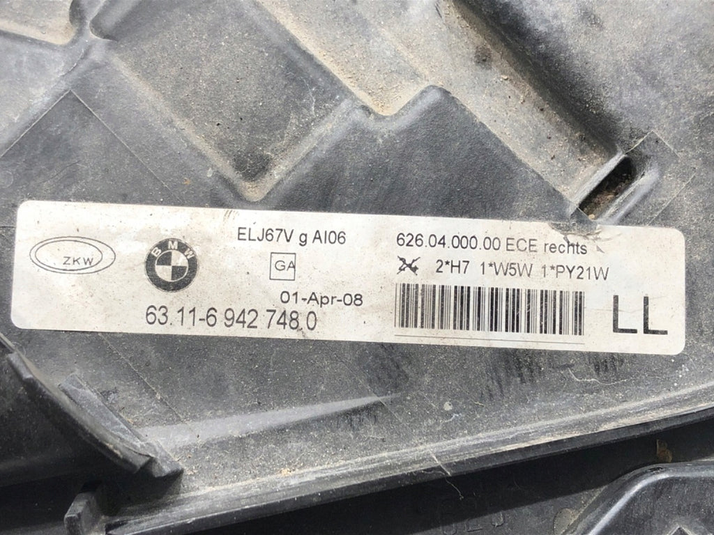 Frontscheinwerfer BMW E91 6942748 Ein Stück (Rechts oder Links) Headlight SCH3503649092su