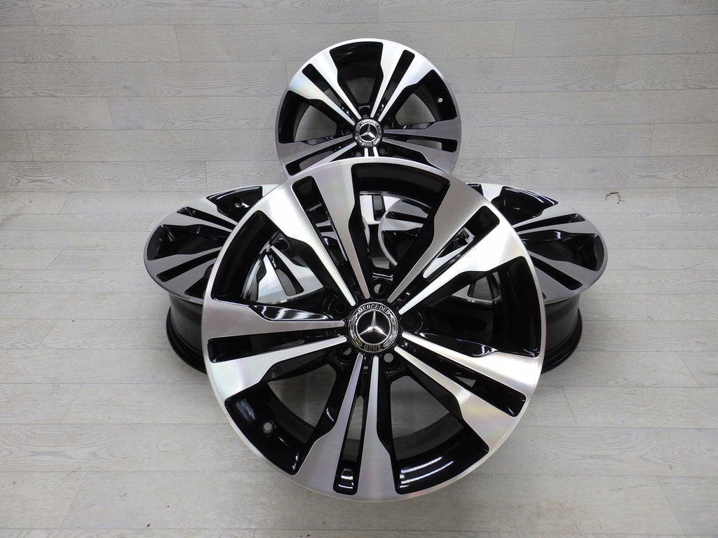 4x Alufelge 18 Zoll 7.5" 5x112 52ET Glanz Grau A2464010400 Mercedes-Benz Vito