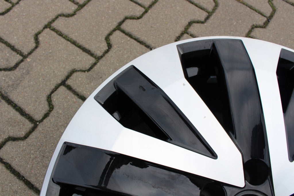 1x Alufelge 18 Zoll 8.0" 5x112 25ET Glanz Schwarz 760601025M Audi Q7 Touareg FEL2632763028vv