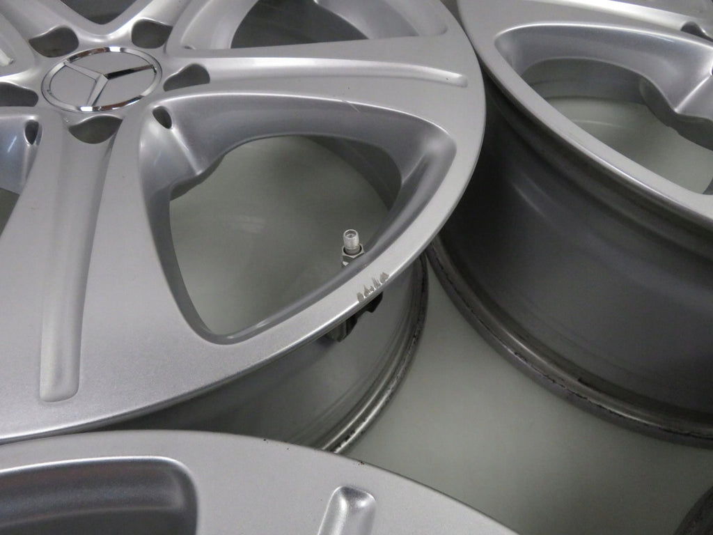 4x Alufelge 18 Zoll 8.0" 5x112 43ET Glanz Silber A2134011400 Mercedes-Benz W213 FEL4245142141yg