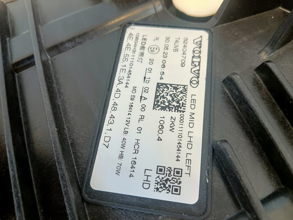 Frontscheinwerfer Volvo Xc60 32404709 LED Links Scheinwerfer Headlight SCH8524502481pg