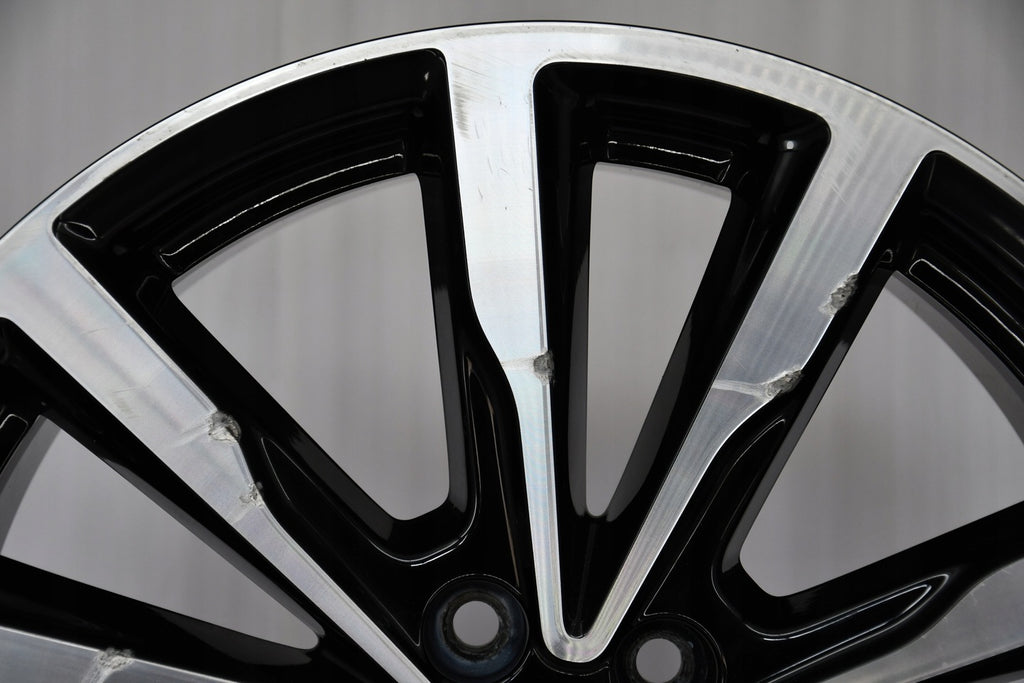 1x Alufelge 18 Zoll 7.5" 4x108 52 5ET Glanz Schwarz GJ5C-1007-P2A Ford Kuga