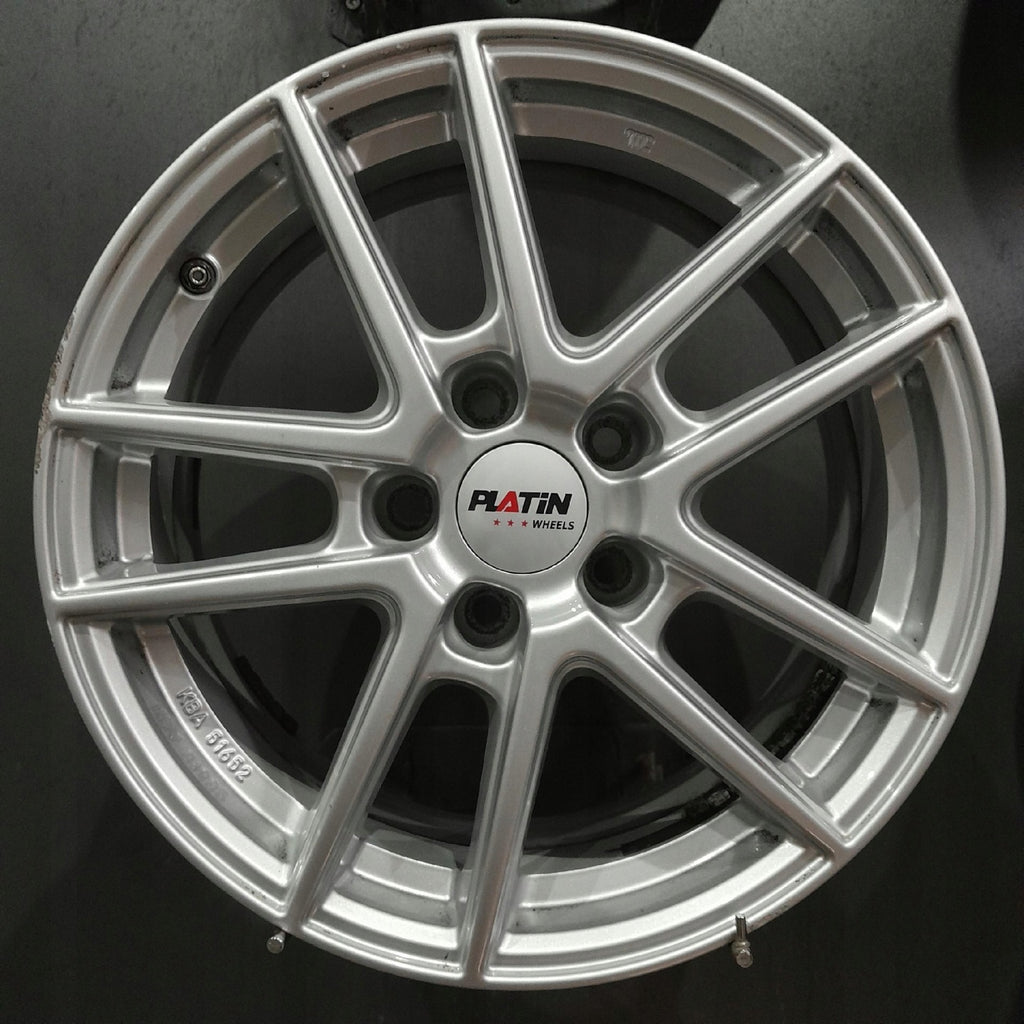 4x Alufelge 16 Zoll 7.0" 5x112 35ET Glanz Silber KBA51652 Audi C7 A4 B8 FEL8916824789qd