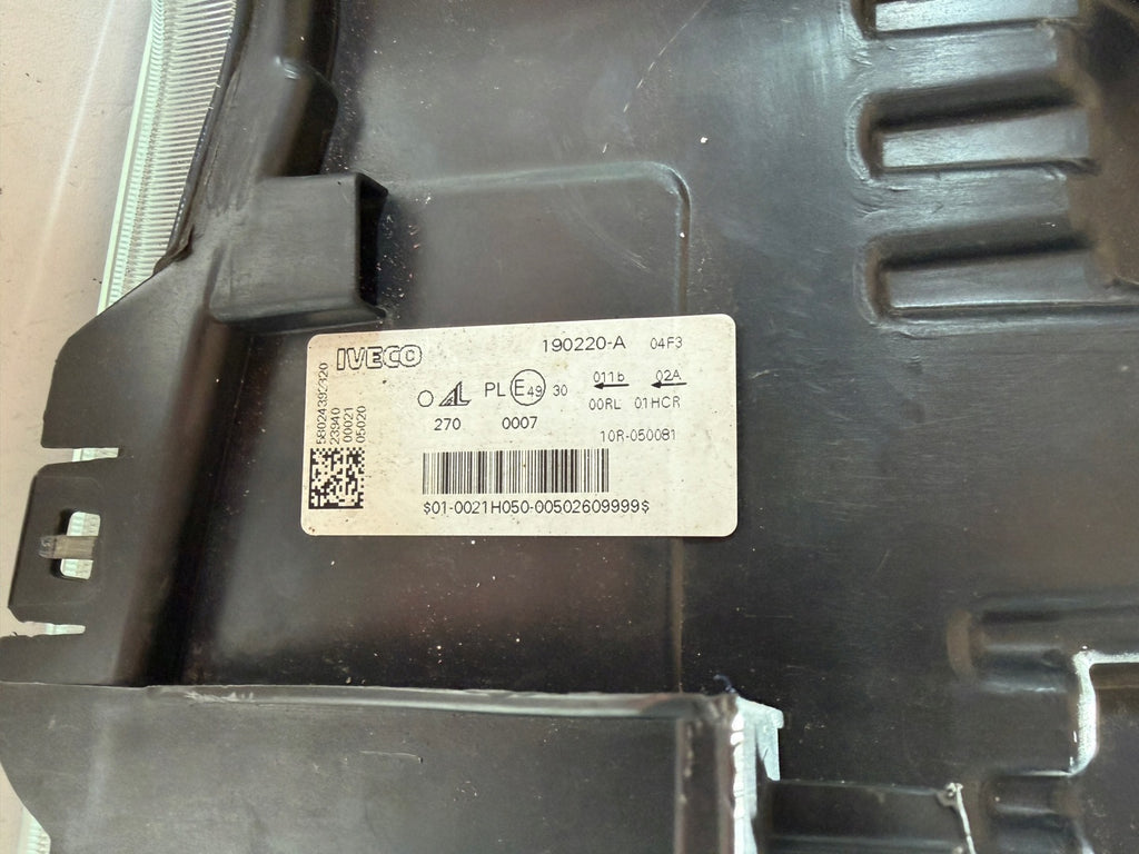 Frontscheinwerfer Iveco I 58024392320 Rechts Scheinwerfer Headlight SCH9592885262kr